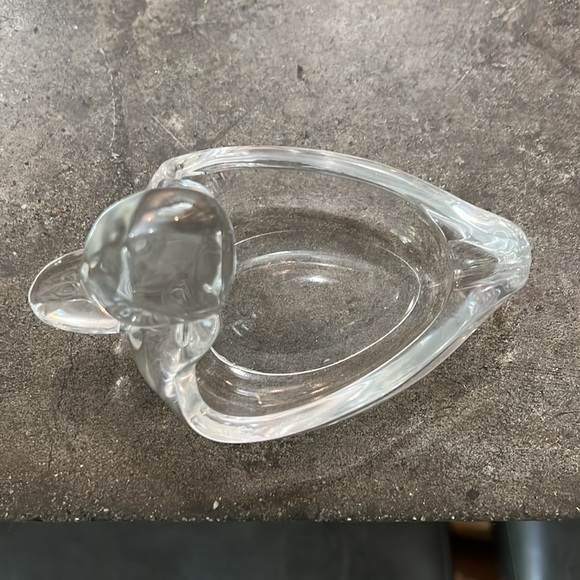 Vintage glass duck ashtray - Picture 2 of 7
